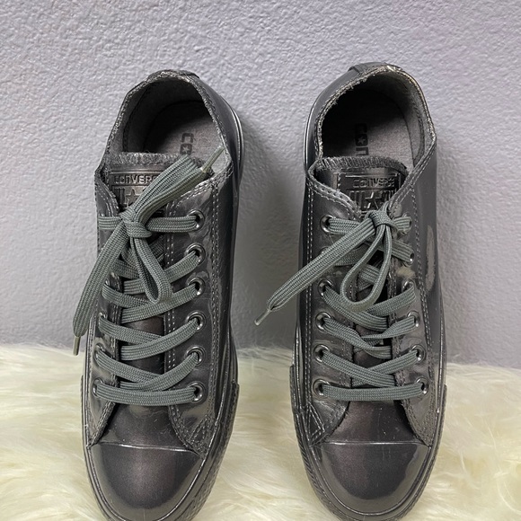 Converse Chuck Taylor All Star Metallic Water Repellent Low Top Sneakers Size 8 - Picture 3 of 9